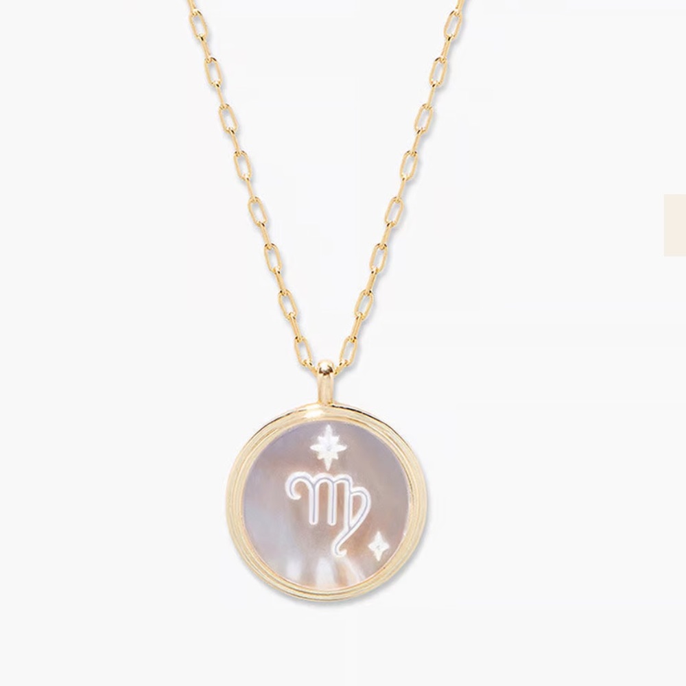 NWT Gorjana Virgo Mother of Pearl Necklace